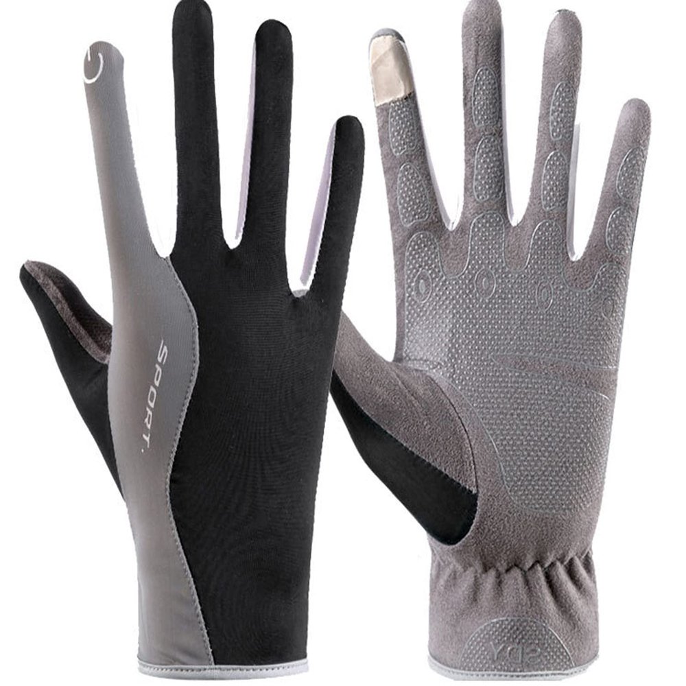 Summer Cooling Cycling Gloves Full Finger Touch Screen for Women Men Breathable Non-slip Motorcycle Mountain Bike Riding Gloves Road Bicycle BMX Lifting Fitness Climbing Workout Exercise Golf Gloves