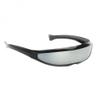 Lipfer Glasses Mirrored Narrow Single Lens Robot Futuristic Sunglasses Cosplay Costume Eyeglasses Photo Props view 3