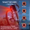 NineLeaf Bicycle Tail Light Rechargeable,Bike Tail Light with Alarm and Remote,Bike Alarms for Ebikes,IP65,113dB Alarms, Level 7 Sensitivity, Auto ON/Off Bike Tail Light with Smart Brake Lights view 3