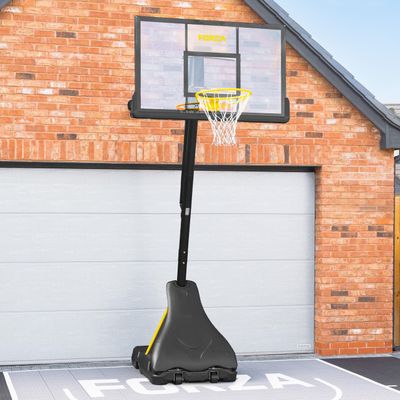 FORZA Adjustable Basketball Hoop and Stand System | Portable & Height-Adjustable for Indoor or Outdoor Use [4 Styles] (JS420 Elite, Post Only)
