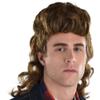 Men's Mullet Wig | Brown | 1 Pc. view 1