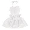 1st Birthday Outfit Girl Boho Baby Clothes Romper Cake Smash Newborn Photography Infant Toddler Easter Summer Christening Dresses My First Valentines Day Photoshoot White Love Heart 12-18 Months view 2