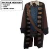 Amscan Shipwrecked Pirate Men's Costume - Plus XXL (48-52) 1 Set - Ideal for Themed Parties & Roleplays, Striking Treasure of Adventure & Imagination view 2