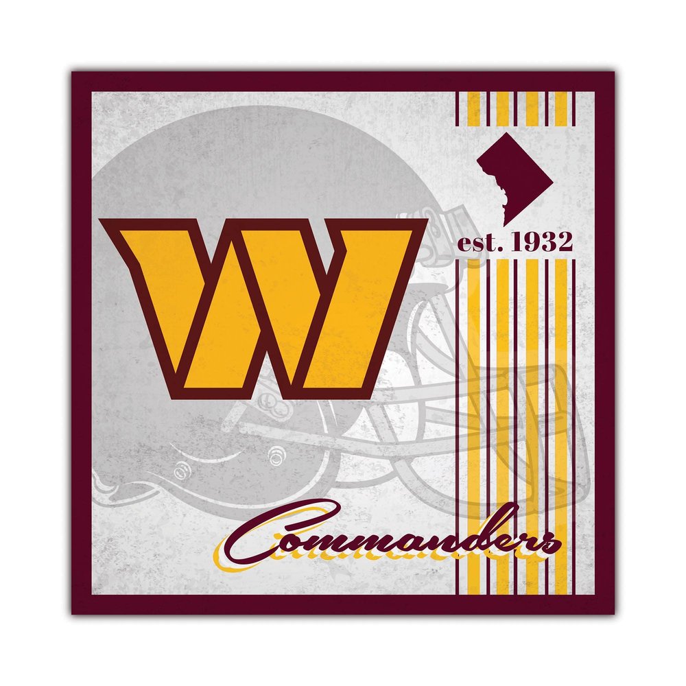 Fan Creations NFL Album Cover Sign, Washington Commanders