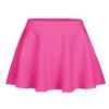 Zaclotre Skorts Skirts for Girls Elastic High Waisted Tennis Skirt with 2 Pockets Athletic Golf Workout Sports Shorts Rose Red view 1