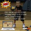 HOOPSKING Skill Shooter Basketball w/OnlineTraining Video, Basketball with Hand Placement (Indoor 27.5") view 4