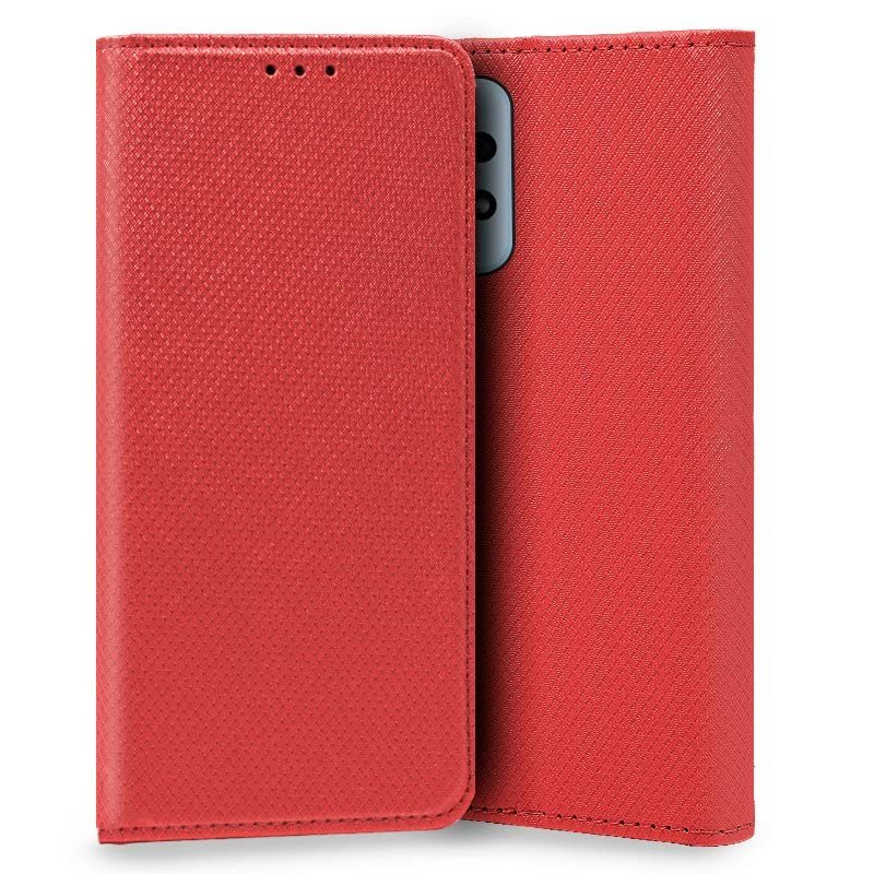 Cool Flip Cover Case for Samsung A336 Galaxy A33 5G Smooth Red