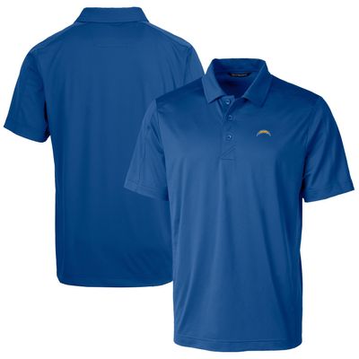 Cutter & Buck Men's Royal Los Angeles Chargers Prospect Textured Stretch Polo