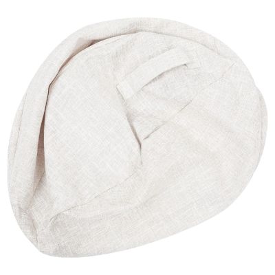 Homoyoyo Yoga Ball Cover Anti- Static Yoga Balls Cover Stability Ball Cover Exercise Cover with Handle Portable Yoga Foldable Cover - White Set Cotton Linen Office