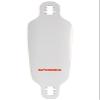 Daddies Board Shop Logo Drop-Thru Longboard Deck - White view 1