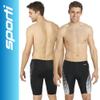 Sporti Jammers Swimsuit for Men, Molecule Piped Splice Jammer Swimsuit - Black/White - 38 view 2