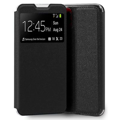 Cool Flip Cover Case for Samsung A035 Galaxy A03 Smooth Black