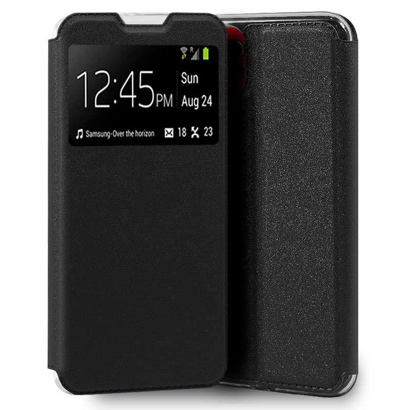 Cool Flip Cover Case for Samsung A035 Galaxy A03 Smooth Black