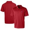 Cutter & Buck Men's Red Buffalo Bills Logo Prospect Textured Stretch Polo view 1