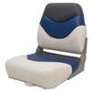 Marine Boat Folding Fishing Seat 75108WBC | White Charcoal Blue view 1
