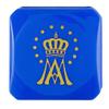 Needzo Ave Maria Plastic Rosary Box, Catholic Prayer Beads Keepsake Boxes, Travel Sized Religious Jewelry Organizer, 2.5 x 2.5 Inches view 2