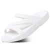 HUHV Z Strap Unisex Recovery Comfort Slide Sandals - White, Men's 8/ Women's 10 M view 1