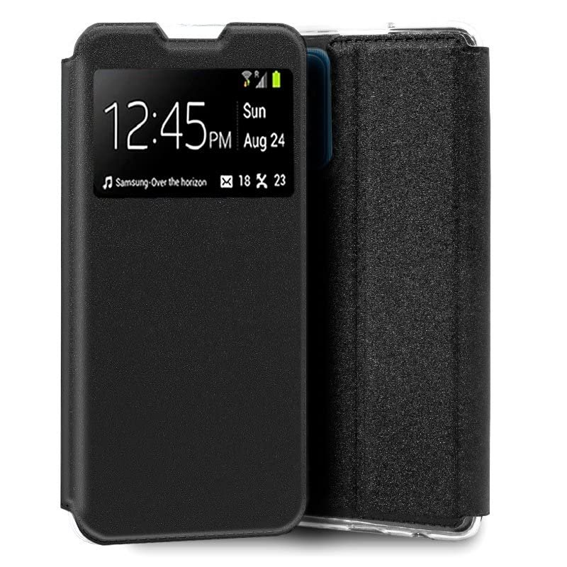 Cool Flip Cover Case for Samsung M526 Galaxy M52 5G Smooth Black