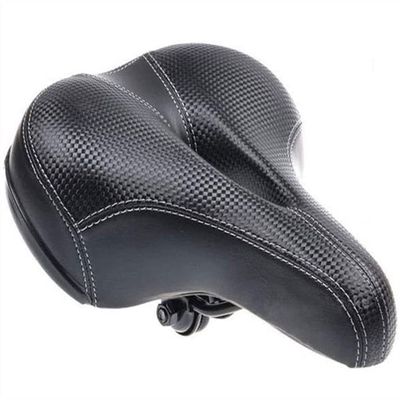 SMSOM Bicycle Saddle, Bike Seat - Comfortable Bike Seats for Men & Women, Wide Bicycle Seat Replacement Saddle, Suitable for Mountain Bikes, Road Bikes