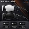 AWGSEE Polarized Sports Sunglasses for Men 100% UV Protection Wrap Around Unbreakable Sun Glasses for Fishing Driving view 4