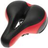 SMSOM Bicycle Saddle, Bike Seat, Wide Bicycle Seat Replacement Saddle, Waterproof Leather Bike Saddle, Universal Fit for Indoor Outdoor Bike for Women and Men view 1