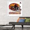 Trends International NFL Washington Commanders - Drip Helmet 22 Wall Poster, 22.375" x 34", White Framed Version view 2