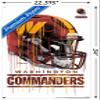 Trends International NFL Washington Commanders - Drip Helmet 22 Wall Poster, 22.37" x 34.00", Premium Poster & Push Pin Bundle view 3