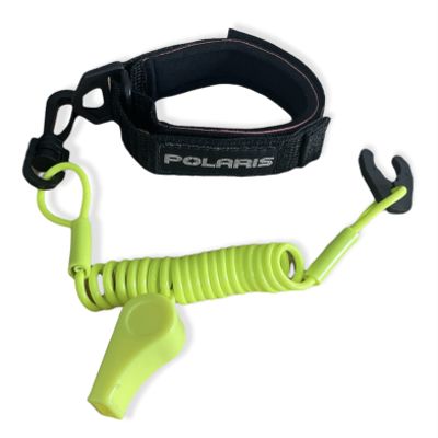 Atlantis JLP Compatible with Polaris SL SLT SLTX Virage Octane MSX All Models Whistle Wrist Band & Lanyard Black/Neon Yellow
