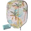 Palms-O-Aces Pickleball Paddle Cover | Canvas Padded Pickleball Paddles Sleeve with Zipper | Lightweight Protective Paddle Case for Standard Paddles | Paddle Cover Accessory | Circled Palms view 1