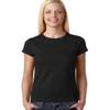 Gildan Ladies Soft 6400L Black view 3