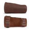 Valhalla Gear, Archery Arm Guard, Forearm Protector, Adjustable Straps, Archer Essentials, Shooting Practice, Larping, Full Grain Leather, Handmade, Bourbon Brown view 2