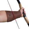 Valhalla Gear, Archery Arm Guard, Forearm Protector, Adjustable Straps, Archer Essentials, Shooting Practice, Larping, Full Grain Leather, Handmade, Bourbon Brown view 3
