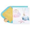 Papyrus Blank Card With Necklace For Her - Jewelry By Papyrus Collection (Seashell Necklace) view 1