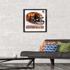 Trends International NFL Washington Commanders - Drip Helmet 22 Wall Poster, 14.725" x 22.375", Black Framed Version view 2