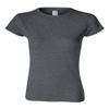 Gildan Ladies Soft 6400L Dark Heather view 1