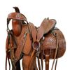 Roping Saddle Western Horse Ranch Custom Made Leather Roper TACK Set 15 16 17 18 (17 in)