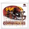 Trends International NFL Washington Commanders - Drip Helmet 22 Wall Poster, 22.375" x 34", Premium Print and White Hanger Bundle view 1