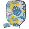 Palms-O-Aces Pickleball Paddle Cover | Canvas Padded Pickleball Paddles Sleeve with Zipper | Lightweight Protective Paddle Case for Standard Paddles | Paddle Cover Accessory | Mod Tropics view 1