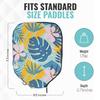 Palms-O-Aces Pickleball Paddle Cover | Canvas Padded Pickleball Paddles Sleeve with Zipper | Lightweight Protective Paddle Case for Standard Paddles | Paddle Cover Accessory | Mod Tropics view 3