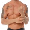YiZYiF Men's Transparent Super Thin Smooth Long Glove Mittens Party Club Sissy See Through Gloves Nude One Size view 2