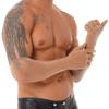 YiZYiF Men's Transparent Super Thin Smooth Long Glove Mittens Party Club Sissy See Through Gloves Nude One Size view 4