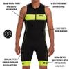 Zoot Mens Core Tri Tank Racesuit  Sleeveless Triathlon Suit for Men Made from Italian Primo Fabric, 3 Pockets, and Bike Padding(Safety Yellow, XX-Large) view 3