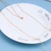Andelaisi Boho Satellite Ball Chain Necklace Bell Pendant Y Necklace Chain Layered Ball Bead Lariat Necklaces Vintage Ball Chain Y Necklace Jewelry for Women view 4