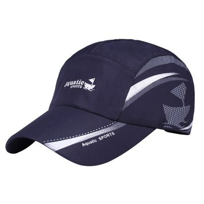 haozaikeji Unisex Cooling Performance Cap, Waterproof Quick Dry Summer Cap Untralight Aquatics Sport Cap Running Golf Baseball Cap Navy