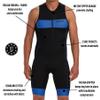 Zoot Mens Core Tri Tank Racesuit  Sleeveless Triathlon Suit for Men Made from Italian Primo Fabric, 3 Pockets, and Bike Padding(Royal Blue, XX-Large) view 3