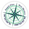 Angel Fire New Mexico 2-Inch Vinyl Decal Sticker Latitude Longitude Compass Design