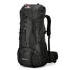 Hiking Backpack for Men and Women 70L+5L Waterproof Lightweight Camping Daypack with Rain Cover - Frameless (black-b) view 1