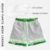 Aflyko Sport Boys' Board Shorts Soccer Play Game Field Green Toddler Swim Trunk Girls Beach Swimwear Bathing Suit view 3