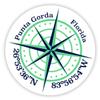 Punta Gorda Florida 2-Inch Vinyl Decal Sticker Latitude Longitude Compass Design view 1
