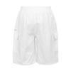FEESHOW Boys' Pull on Cargo Shorts Kids Summer Beach Elastic Waist Hot Pants Bottom with Multi Pockets White 9-10 Years view 2